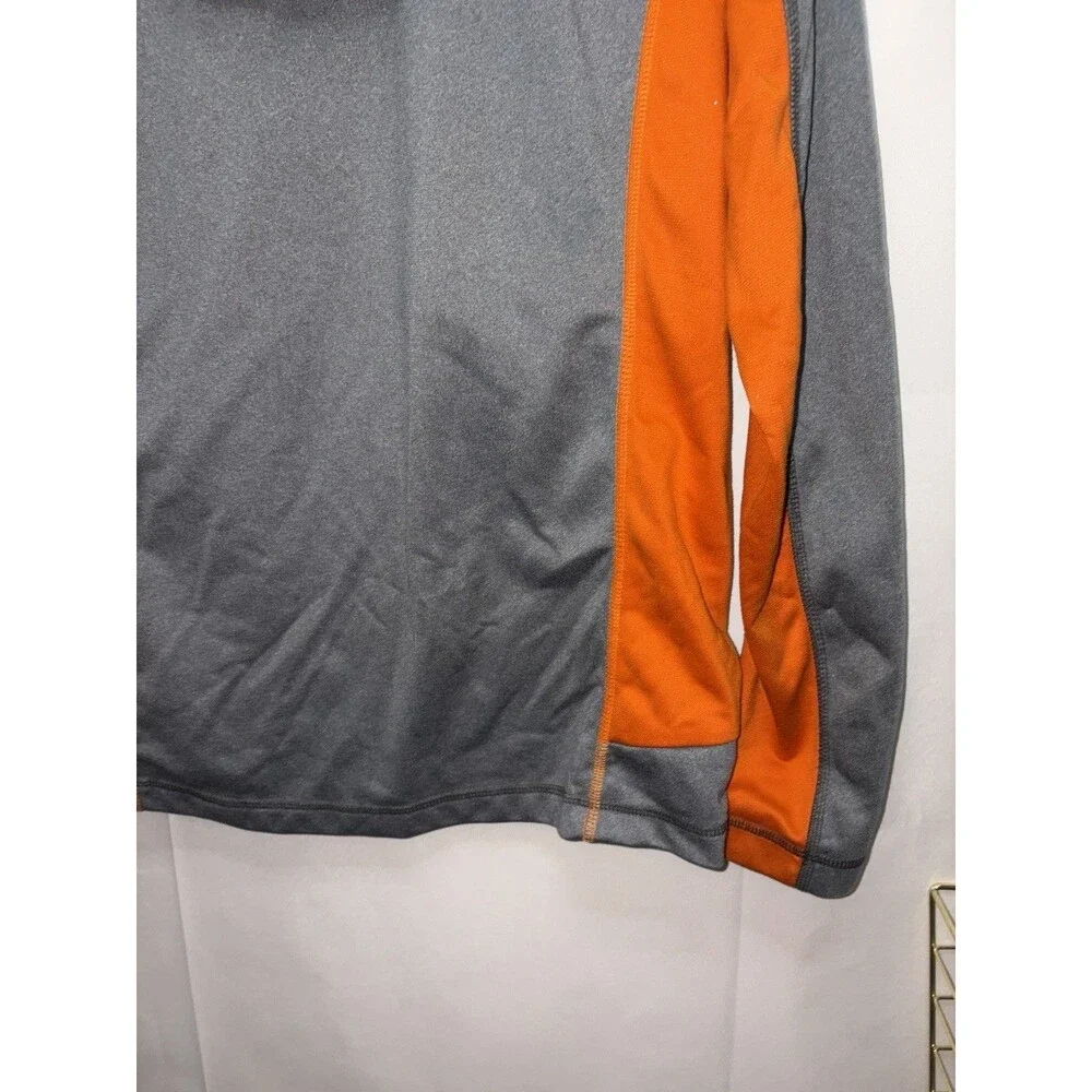 The North Face Canyonlands Full Zip Mens Small Gray Orange Colorblock Hooded